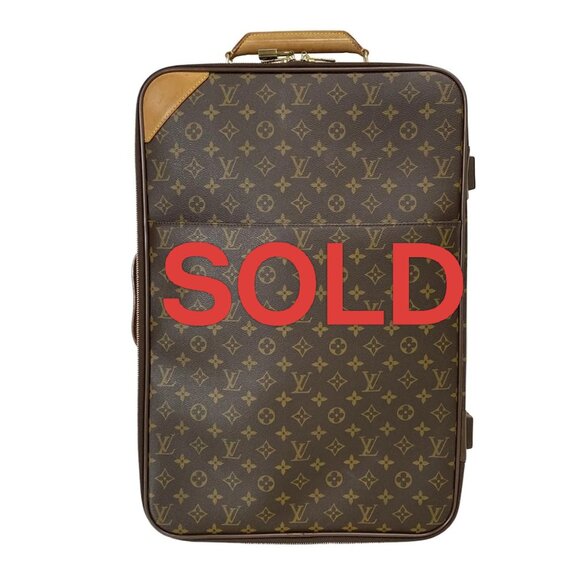 LOUIS VUITTON Pegase 55 Monogram - Suitcase Monogram Canvas 794-071325 - Picture 1 of 14